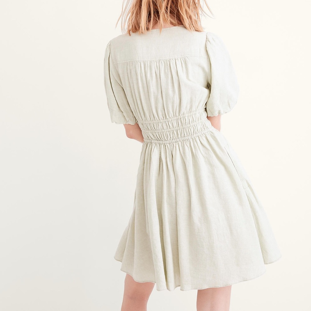 Madewell Puff Sleeve Dress - Picture 3 of 5